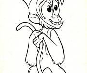 Coloriage Le singe de Walt Disney