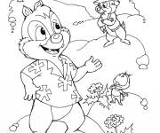 Coloriage Les chips dans le pr&eacute;