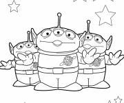 Coloriage Les extraterrestres de Toy Story