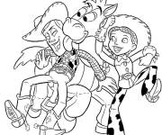 Coloriage Les personnages de Toy Story en s'amusant