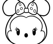 Coloriage Masque Minnie Mouse de Walt Disney