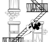 Coloriage Mickey &agrave; New York de Walt Disney
