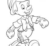 Coloriage Pinocchio  de Walt Disney