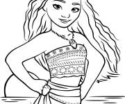 Coloriage Princesse Vaiana