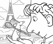 Coloriage Ratatouille de Walt Disney Pixar