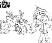 Coloriage Walt Disney Les mondes de ralph
