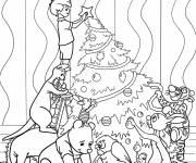 Coloriage Winnie l'ourson et ses amis de Walt Disney