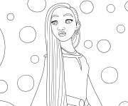 Coloriage Asha de Wish &agrave; motif