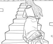 Coloriage et dessins gratuit Asha en courant à imprimer