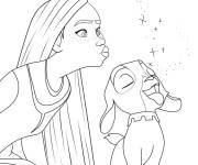Coloriage Asha et ses meilleure amis magiques