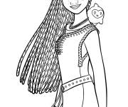Coloriage Asha et Star