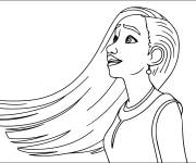 Coloriage Asha simple