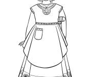 Coloriage Dahlia meilleure amie de Asha