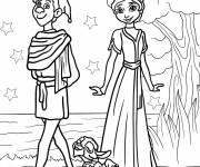 Coloriage Dario, Bazeema et Valentino