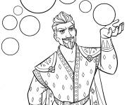 Coloriage King Magnifico de Wish Asha et la bonne &eacute;toile