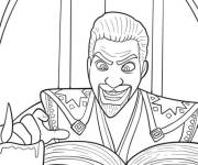 Coloriage Le roi Magnifico &agrave; la recherche d'un sortil&egrave;ge