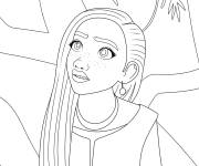 Coloriage Personnage principal de Wish Asha et la Bonne &eacute;toile