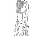 Coloriage Portrait de Asha