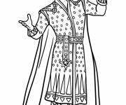 Coloriage Portrait du roi Magnifico d&eacute;taill&eacute;