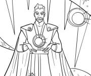 Coloriage Roi Magnifico dans sa chambre magique