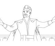 Coloriage et dessins gratuit Roi Magnifico devant son peuple à imprimer