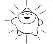 Coloriage Star brillante du film Wish