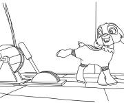 Coloriage et dessins gratuit Valentino en action pour aider Asha à imprimer