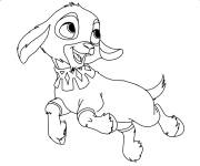Coloriage Valentino la ch&egrave;vre