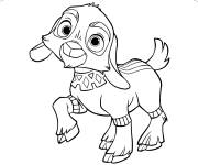 Coloriage Valentino qui galope