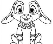 Coloriage et dessins gratuit Valentino vue de face à imprimer