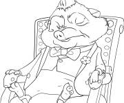 Coloriage M. Big de Zootopie 2