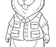 Coloriage Profil de Nibbles Maplestick de Zootopie 2