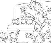 Coloriage Sc&egrave;ne anim&eacute;e de Zootopie 2