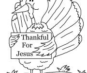 Coloriage Action de gr&acirc;ce pour remercier J&eacute;sus