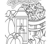 Coloriage Compter vos b&eacute;n&eacute;dictions pour Action de Grace