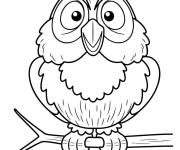Coloriage Hibou Action De Gr&acirc;ce