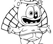 Coloriage et dessins gratuit Ours Gummy &agrave; la dinde à imprimer