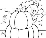 Coloriage Page &agrave; colorier de la f&ecirc;te de l'Action De Gr&acirc;ce