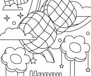 Coloriage Carte de joyeux Eid