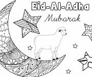 Coloriage Icon A&iuml;d Al-Adha Moubarak