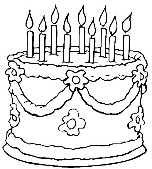Coloriage A Imprimer Gratuit Anniversaire
