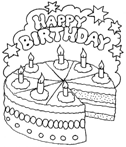 Coloriage Anniversaire Gratuit A Imprimer