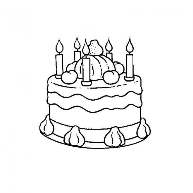 Coloriage Joyeux Anniversaire En Ligne Dessin Gratuit A Imprimer