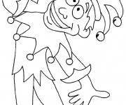 Coloriage Clown qui fait rire