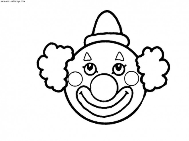 Coloriage Clown Humoristique Dessin Gratuit à Imprimer