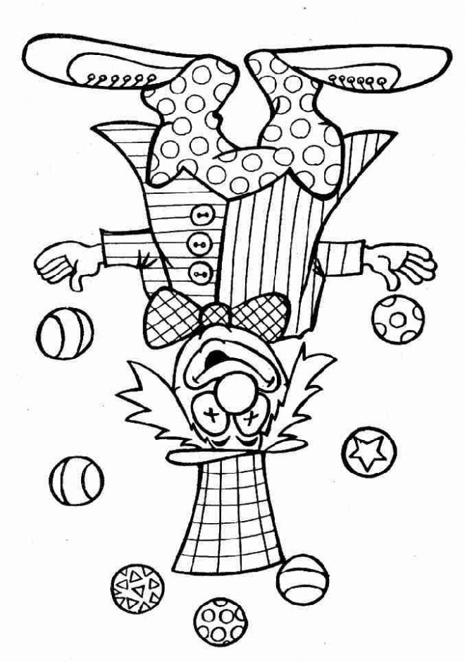 Coloriage Clown A Imprimer Gratuit