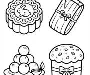 Coloriage et dessins gratuit Festival de la nourriture à imprimer