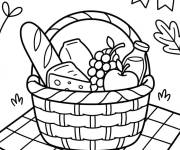 Coloriage et dessins gratuit F&ecirc;te de la Gastronomie imprimable à imprimer