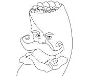 Coloriage et dessins gratuit Shawarma pour la F&ecirc;te de la Gastronomie à imprimer