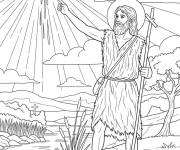 Coloriage Imagier pour la f&ecirc;te de la Saint-Jean